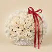 Basket of 199 White Roses