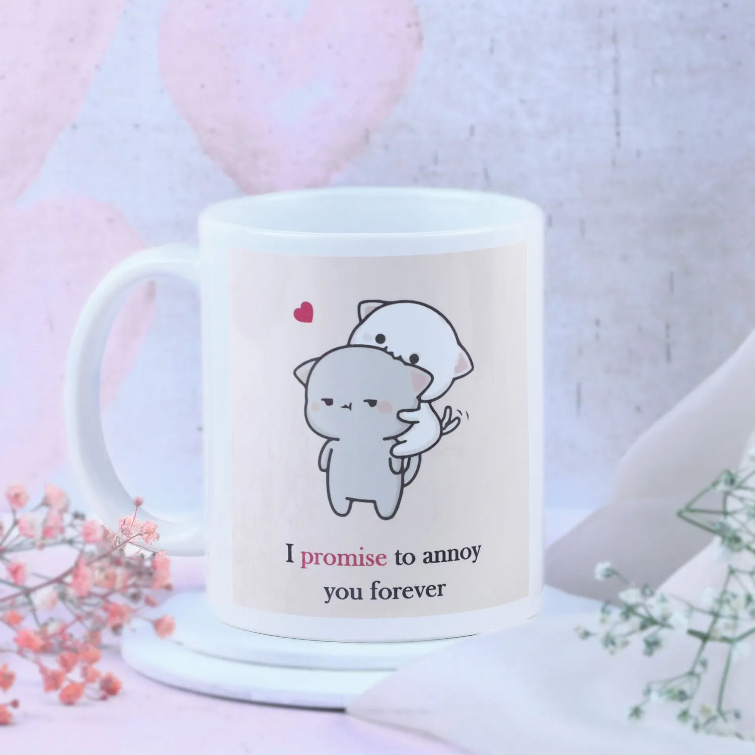Forever Annoying Love Mug - Cute and Quirky Gift for Couples