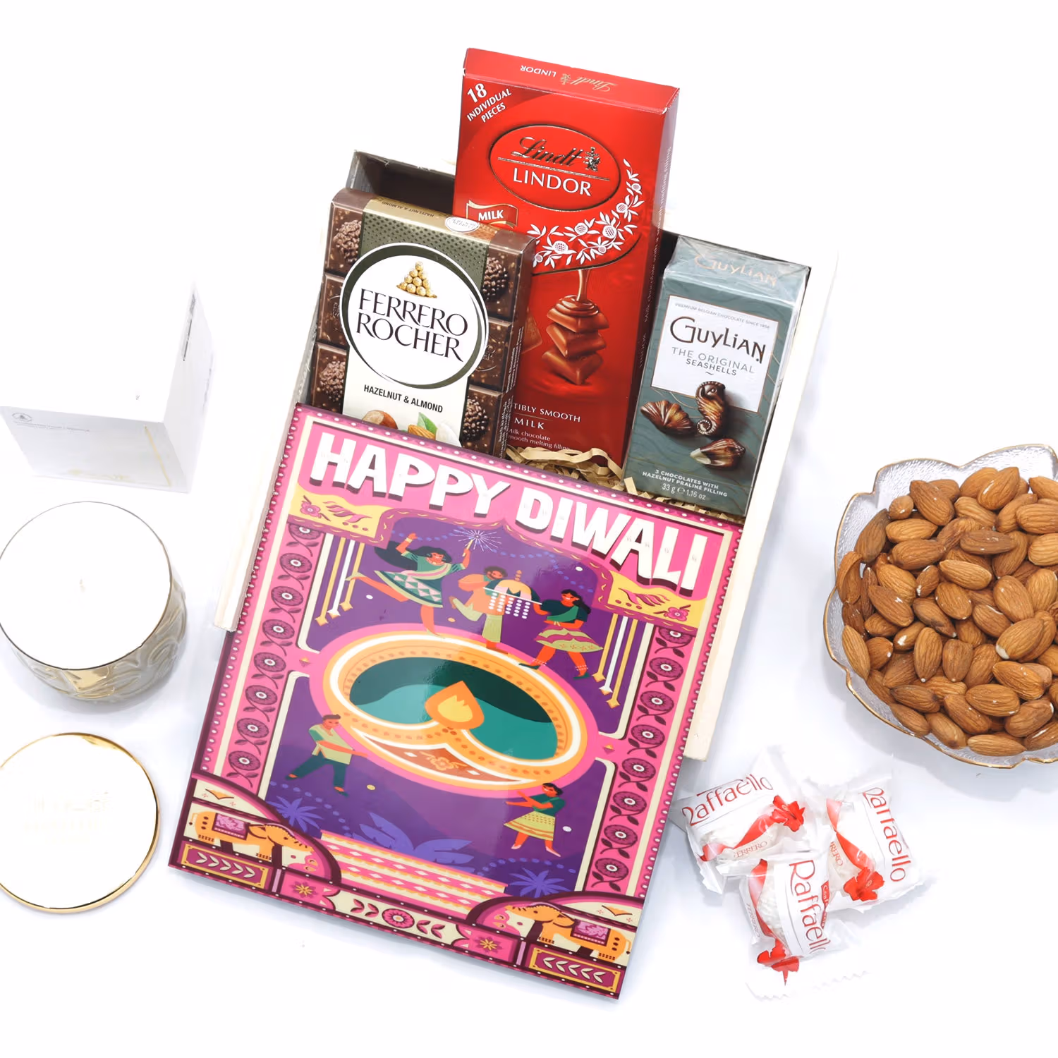 Assorted Treats & Diya Diwali Hamper