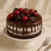 Exquisite Delicate Black Forest Cake - 4 Portion
