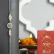The Royal Elegance Meenakari Rakhi with Roli and Chawal Set