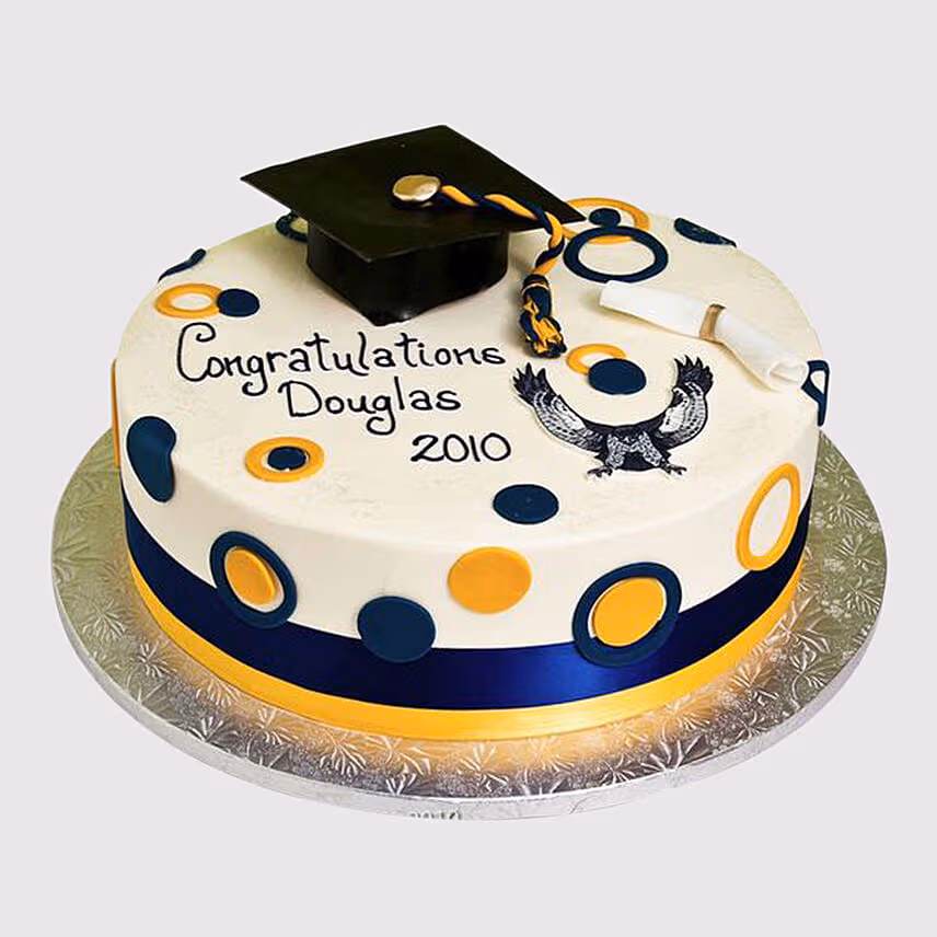 Graduation Fondant Cake