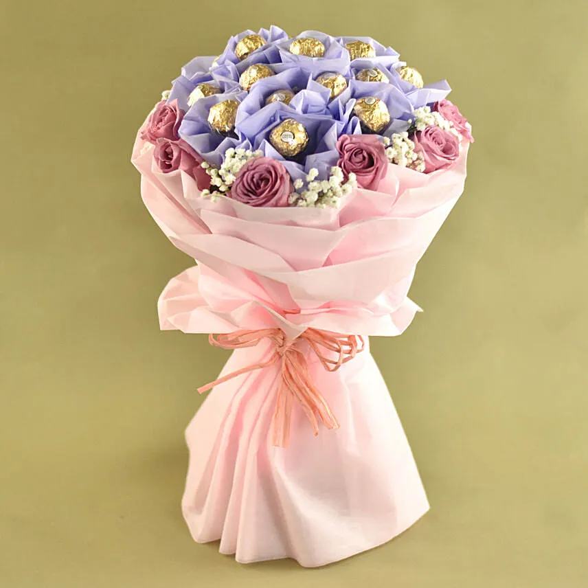 Roses & Ferrero Rocher Bouquet