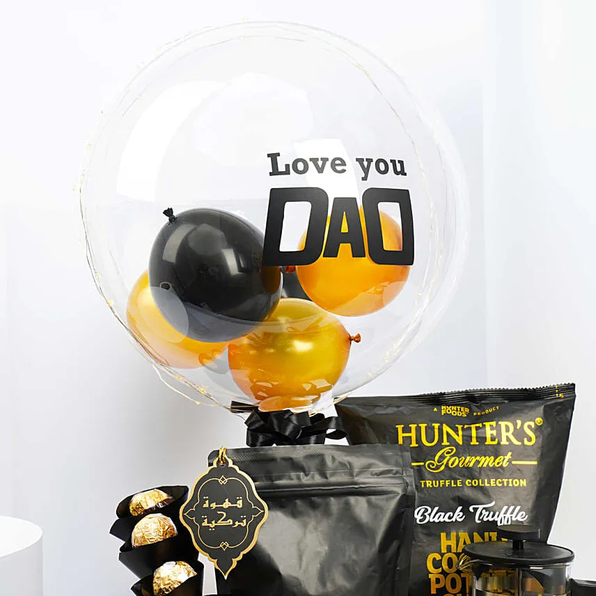 Coffee And Nibbles Hamper For Dad