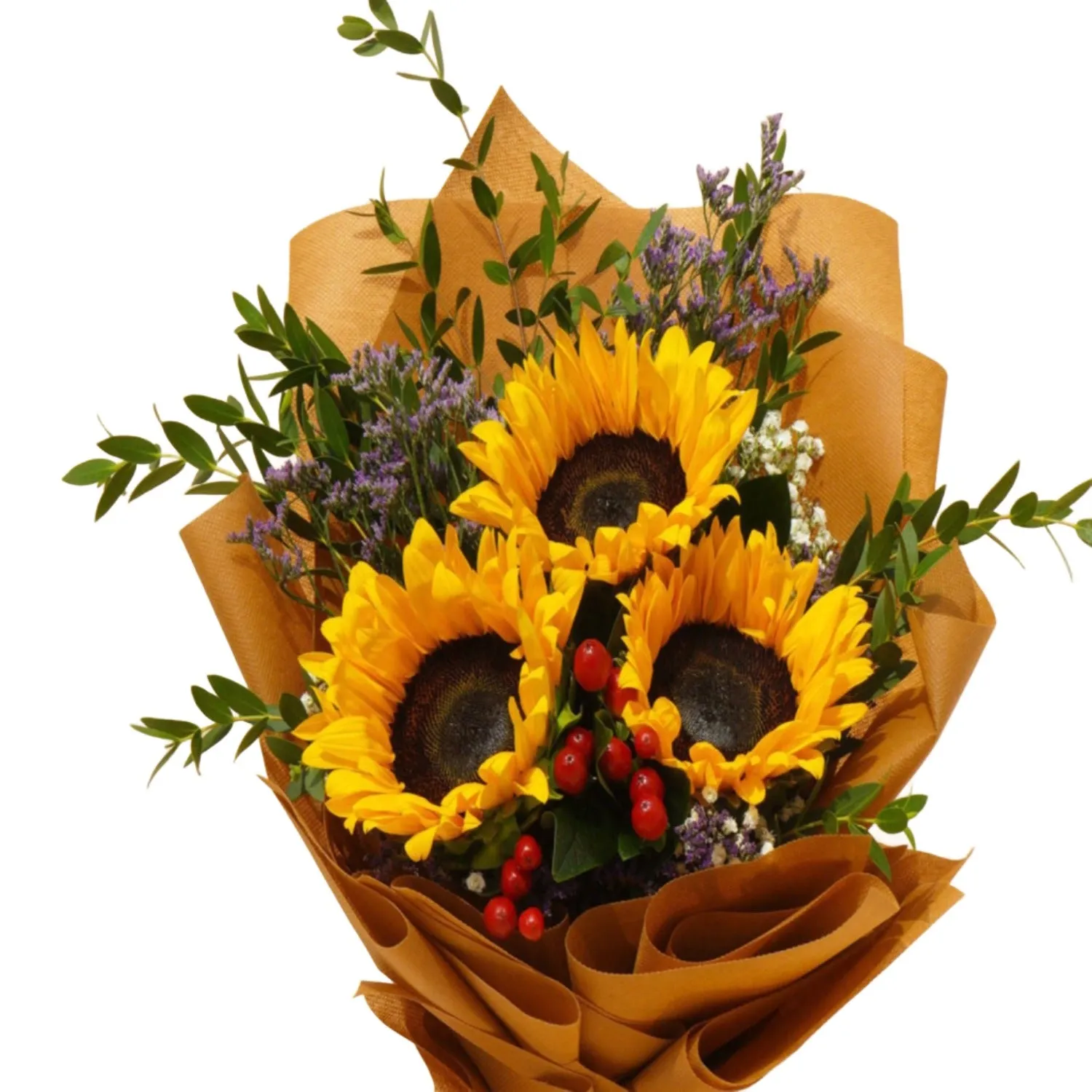 Mesmerising Sunflowers Beautifully Tied Bouquet