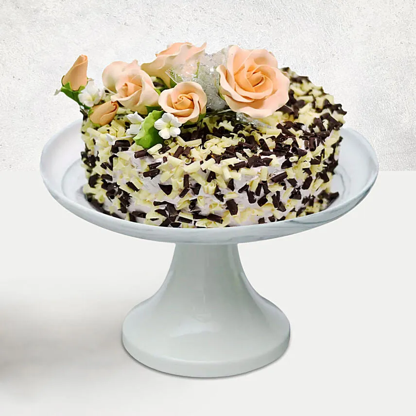 Chocolate And Vanilla Choco Chip Cake Add