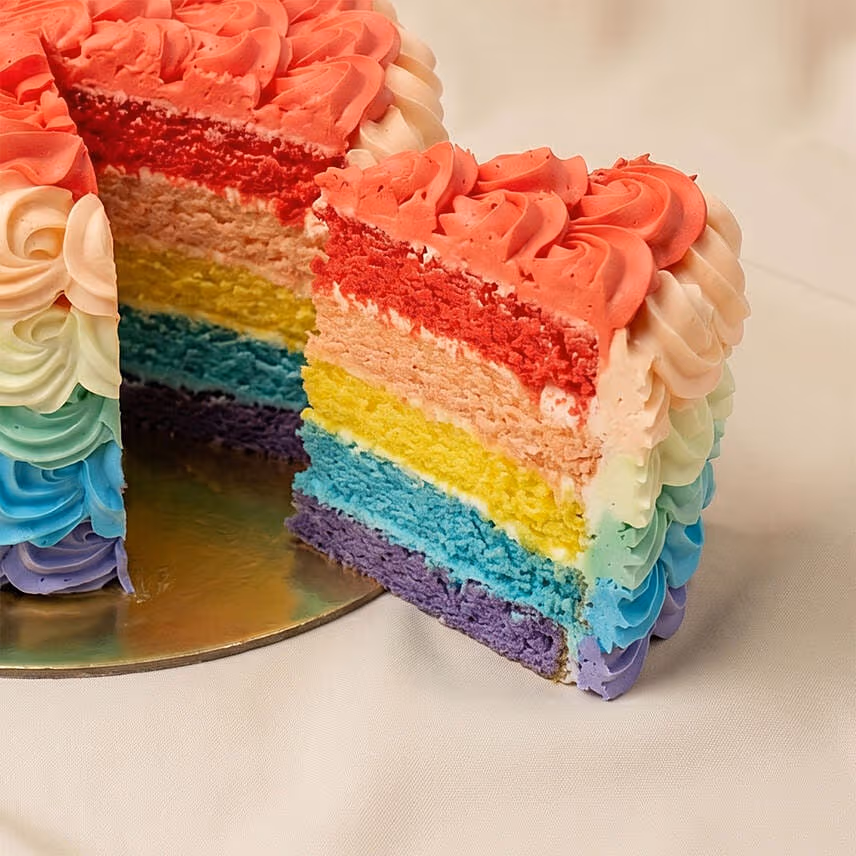 Colorful Rainbow Sponge Cake 750g