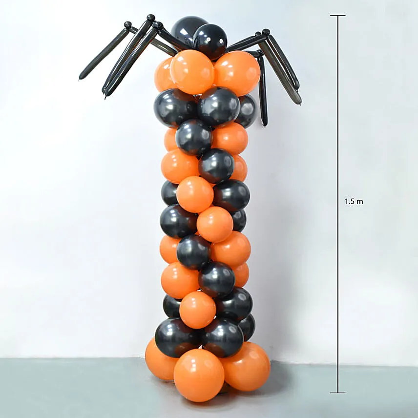 Set of 2 Sipder Balloons Pillar