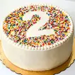 Vibrant Confetti Celebration Cake - Perfect for Birthdays