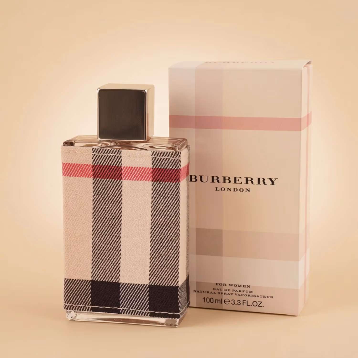 أصيص ألجومنيا مع عطر بربري لندن نسائي