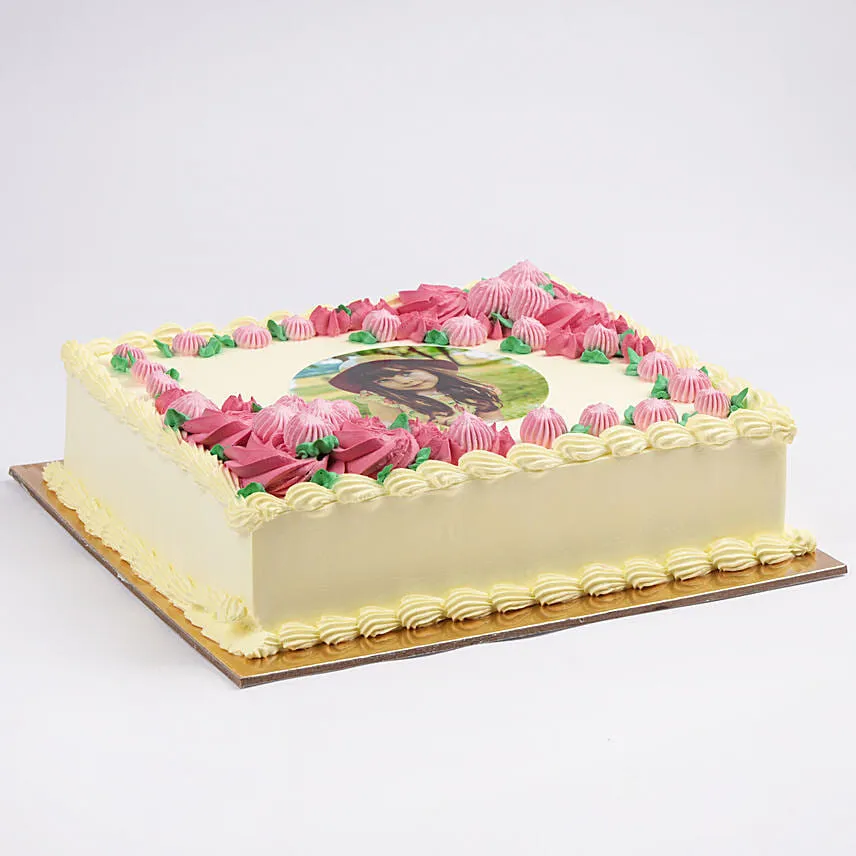 Scarlet Dream Chocolate Photo Cake