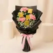 Pink Carnation Bouquet Surprise - Small Size