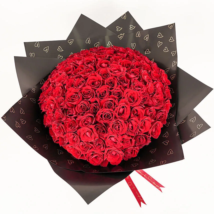 99 Red Roses Grand Bouquet