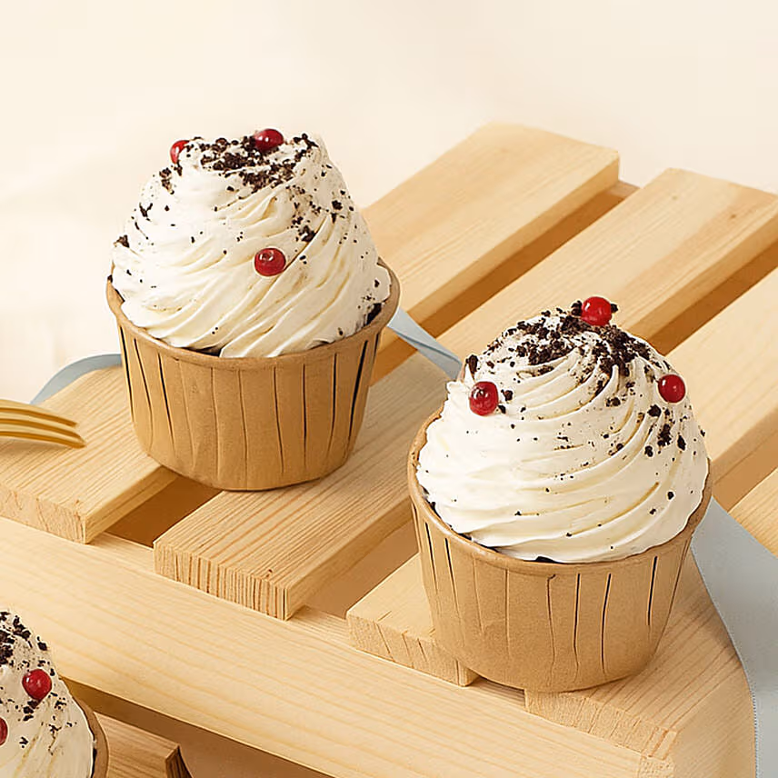Vanilla Cupcakes Set of 4