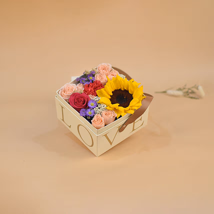 Delightful Flowers Love Box