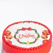 Festive Christmas Red Velvet Cake - 500 Grams of Joy