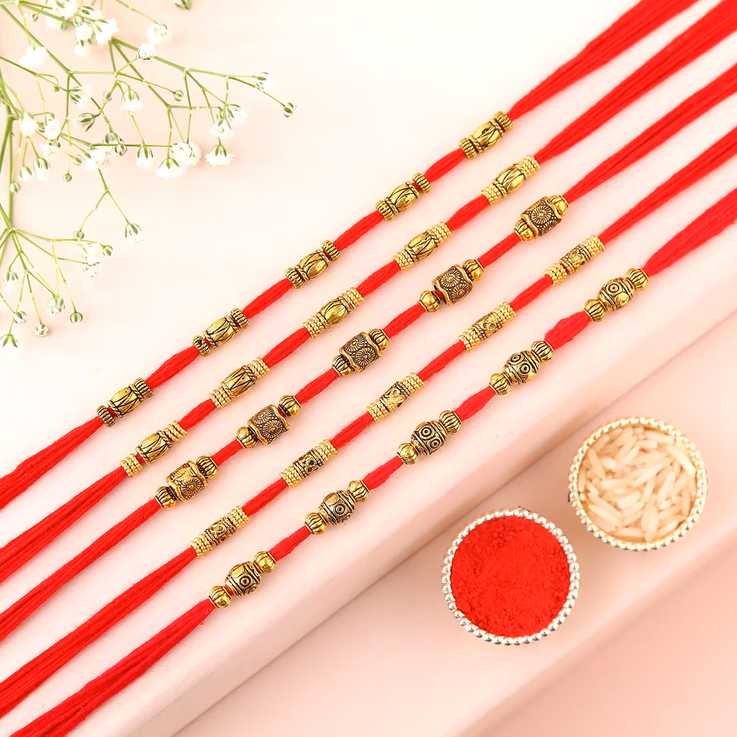 Sneh Classy Brass Mauli Rakhis