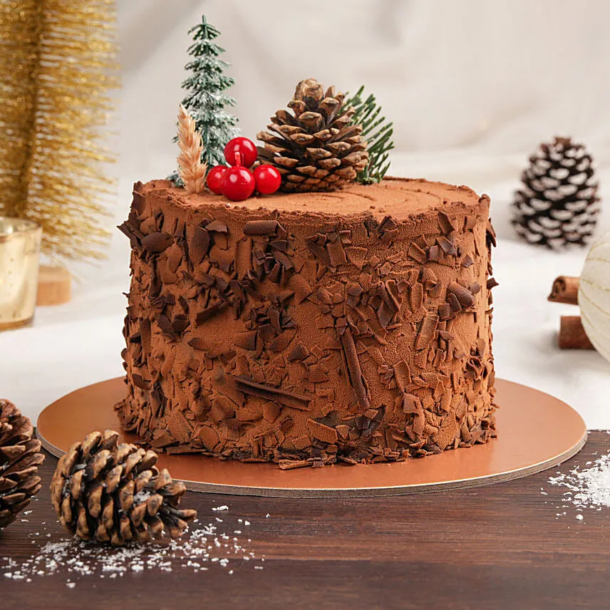 Holidays Celebration Log Cake