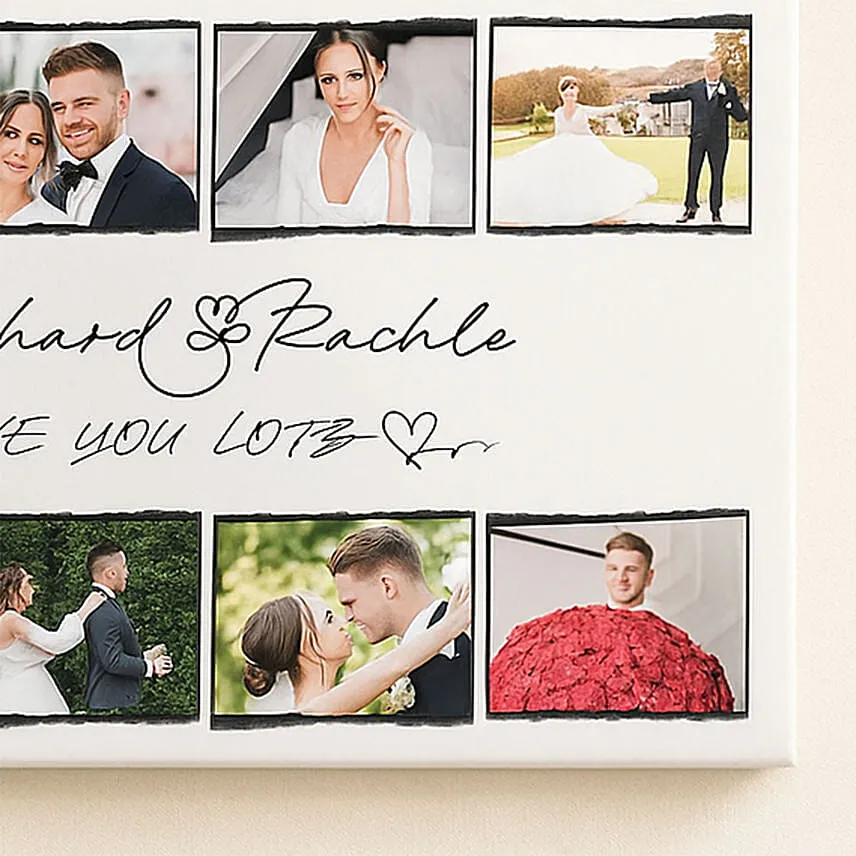 Couple Photo Canvas Frame
