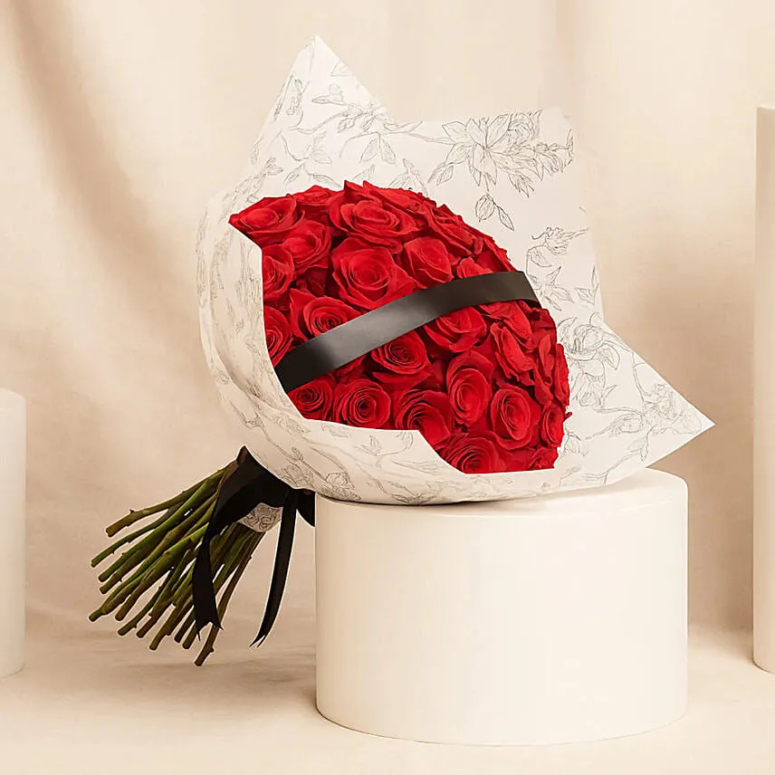 35 Red Roses Expression Bouquet for Vday