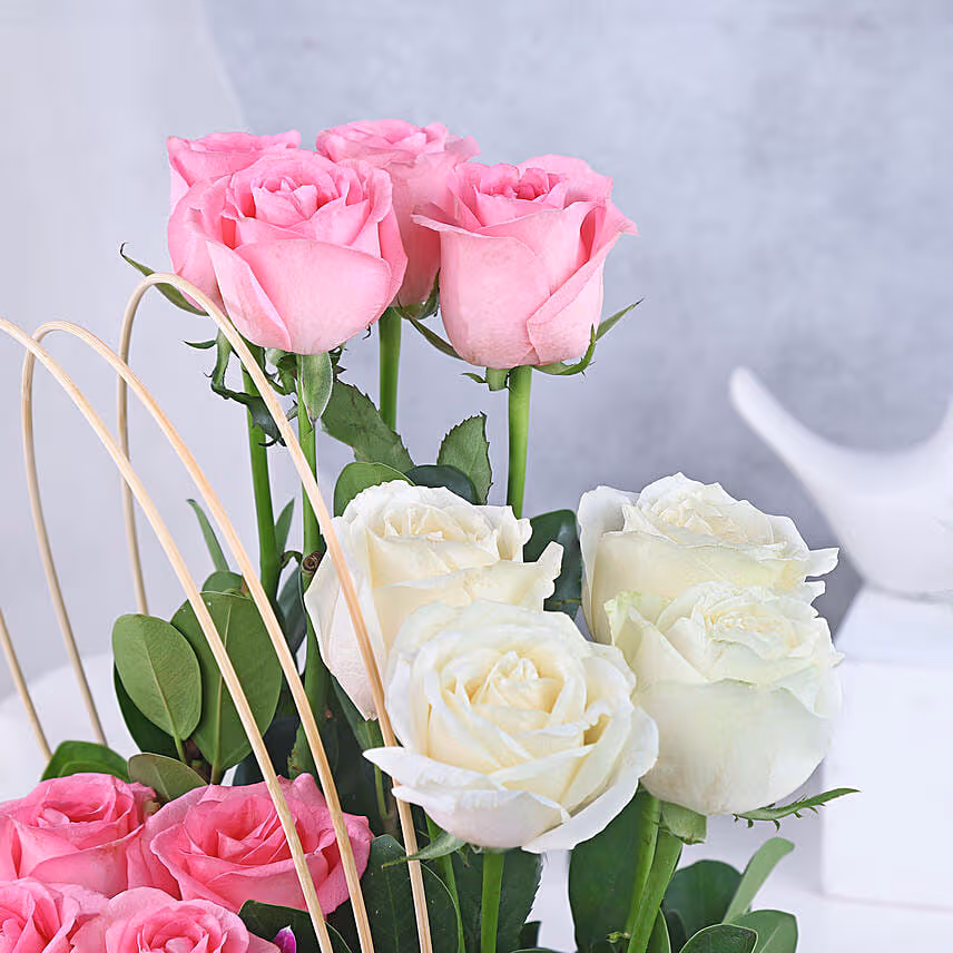 Royal Orchid & Rose Embrace