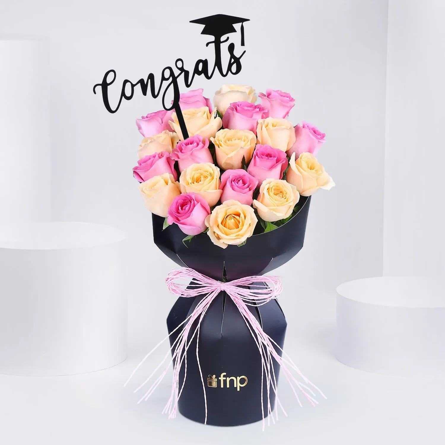 Blushing Rose Love Elegance for Graduation Day Celebration