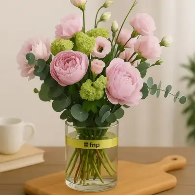 Refreshing Mixed Flower Cylindrical Vase