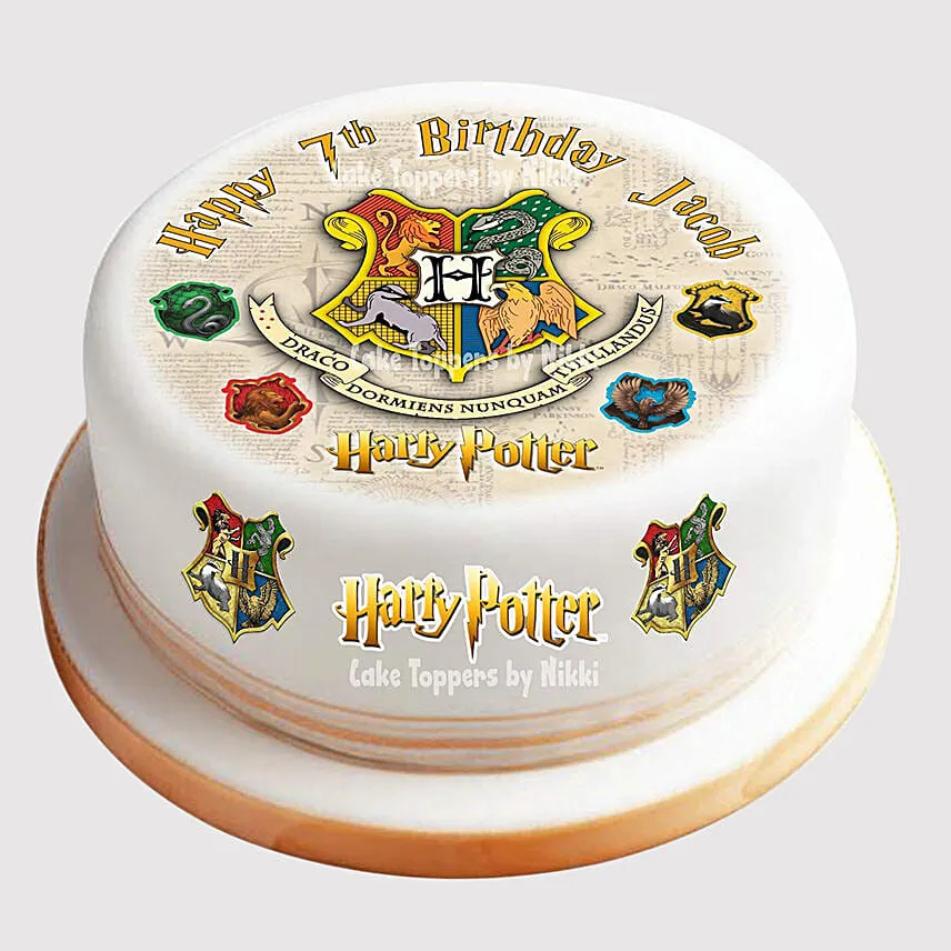 Hogwarts Logo Cake