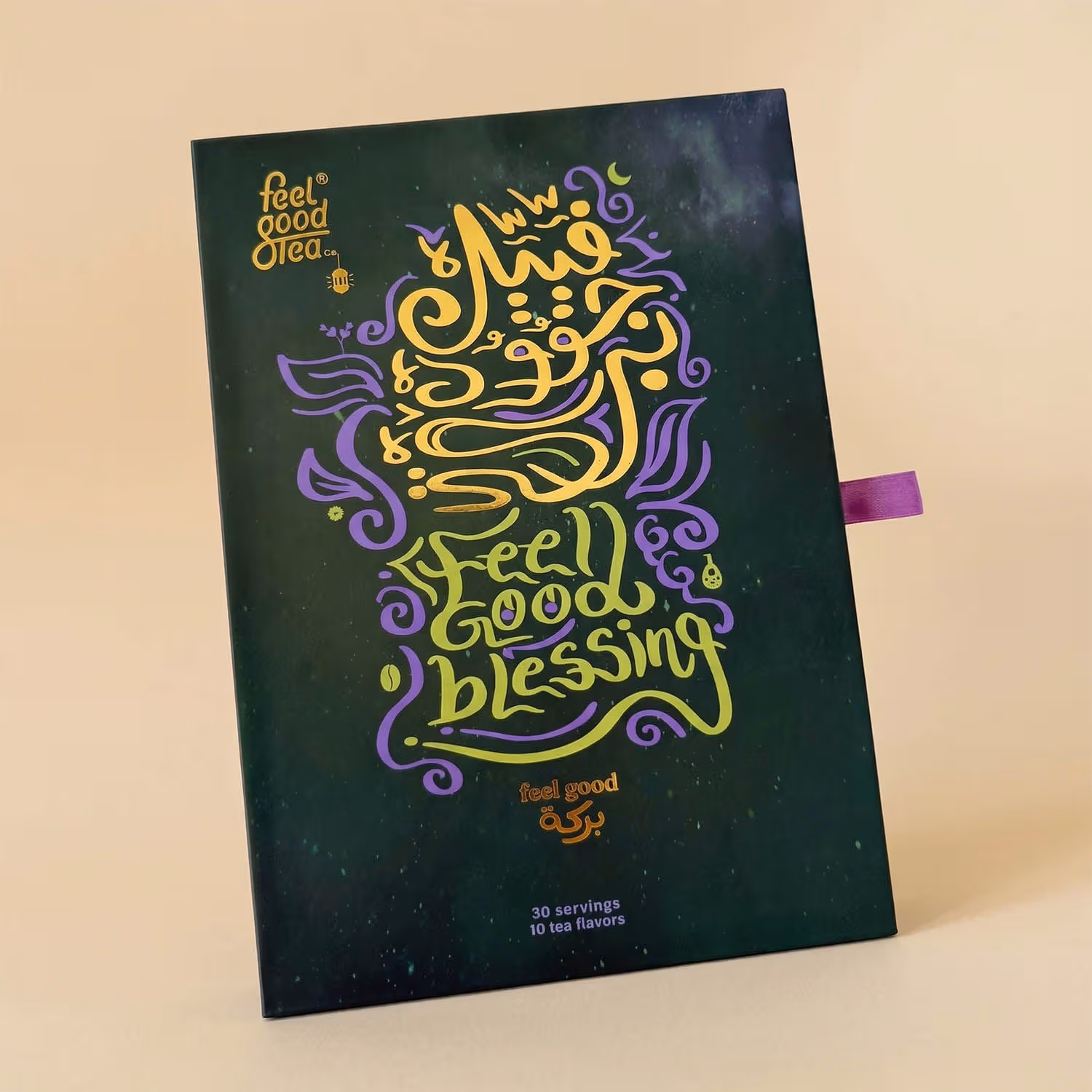علبة شاي بركة من فيل قوود تي
