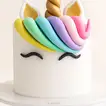 Magical Colorful Unicorn Cake for Kids' Celebrations - Chocolate