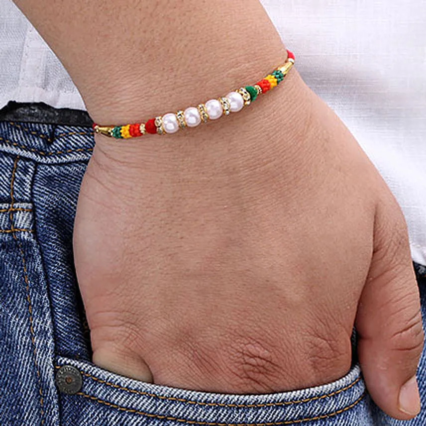 Vibrant Beads Rakhi
