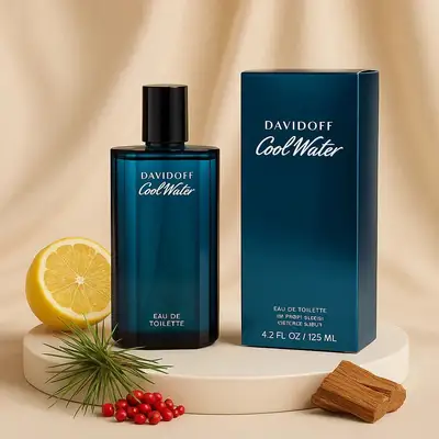 عطر دافيدوف كول ووتر للرجال - 125 مل من الانتعاش