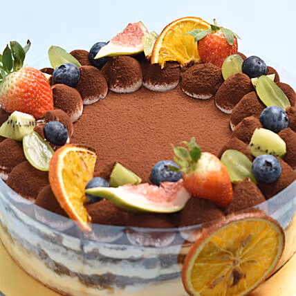 Tiramisufruit Symphony Cake - A Delightful Fusion of Flavors