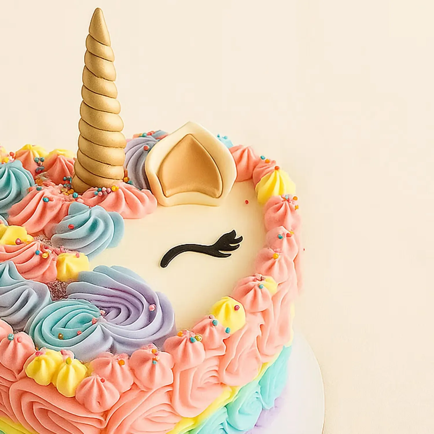 Magical Heart-Shaped Unicorn Chocolate Cake for Kids - 2 Kg Delight
