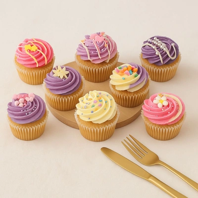 Colorful Celebratory Cupcake Collection