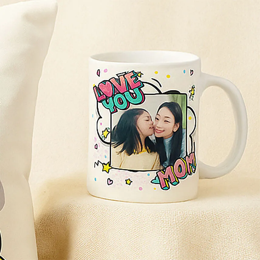 Personalised Moments with Mother Cushion & Mug