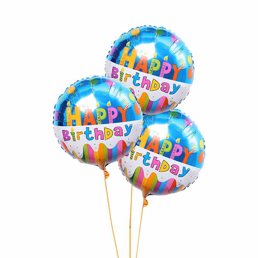 Exotic Beauty With Birthday Balloons