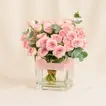 Pink Spray Rose Vase - Flowers