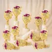 Purple Chrysanthemum Mini Flower Bouquets - 12 Bouquets