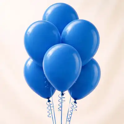 Blue Helium Balloon Set