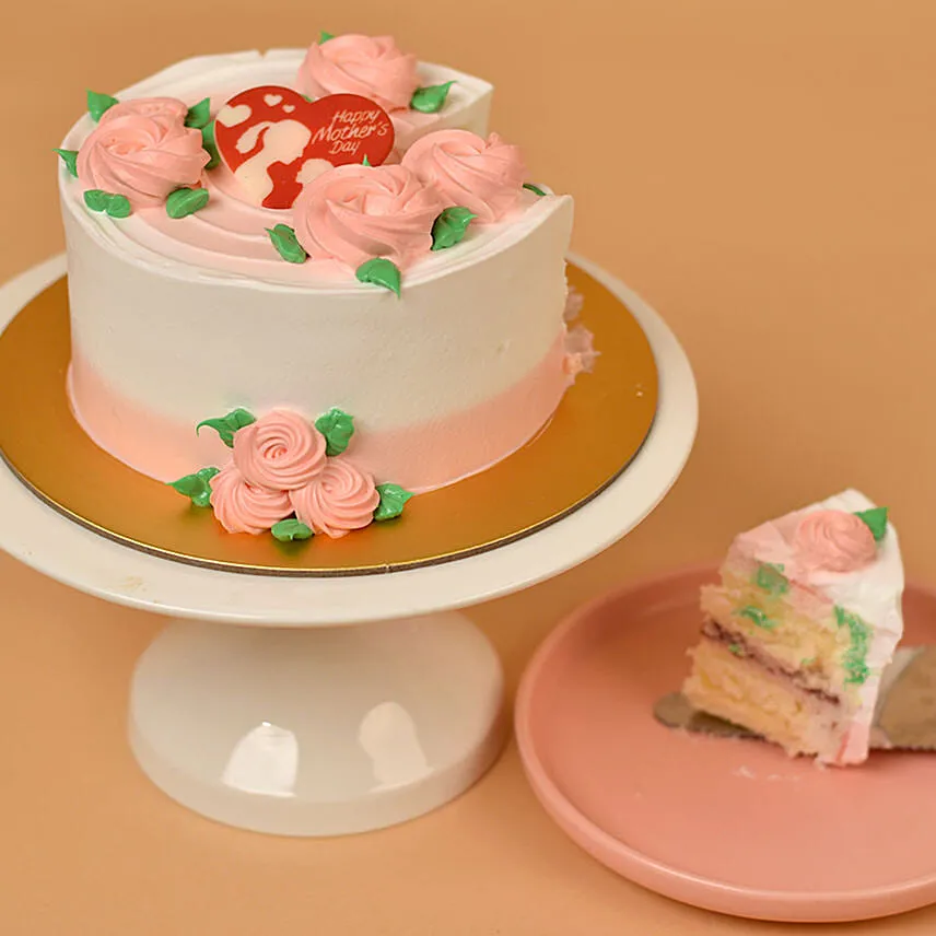Rose Garden Cake for Mom 4.5 Inches