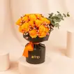 20 Orange Roses Bouquet in New Elegant Sleeve