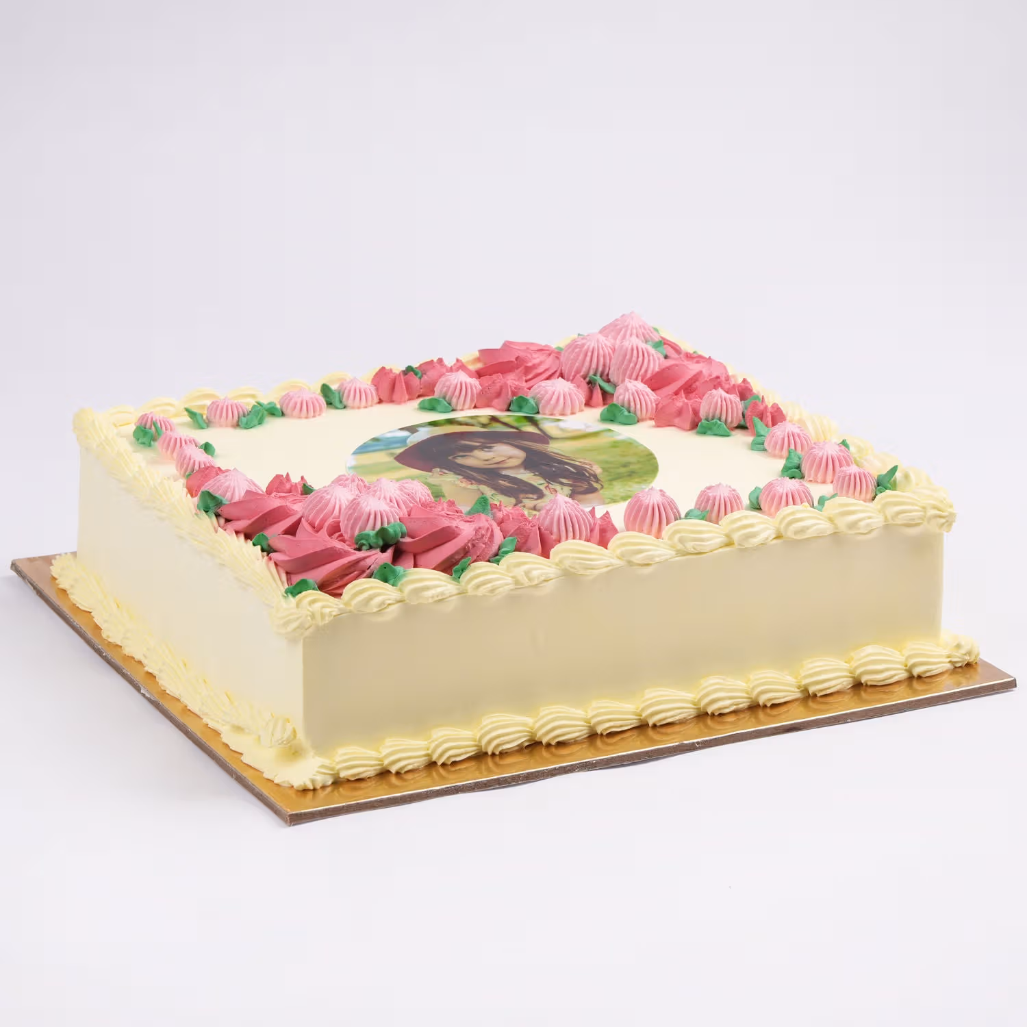 Scarlet Dream Photo Cake - Personalized - Chocolate