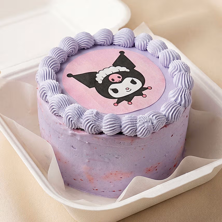 Kuromi Bento Cake Chocolate Fudge