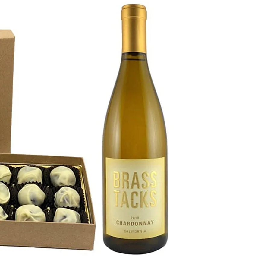 Chardonnay & Wine Filled Chocolate Gift Set