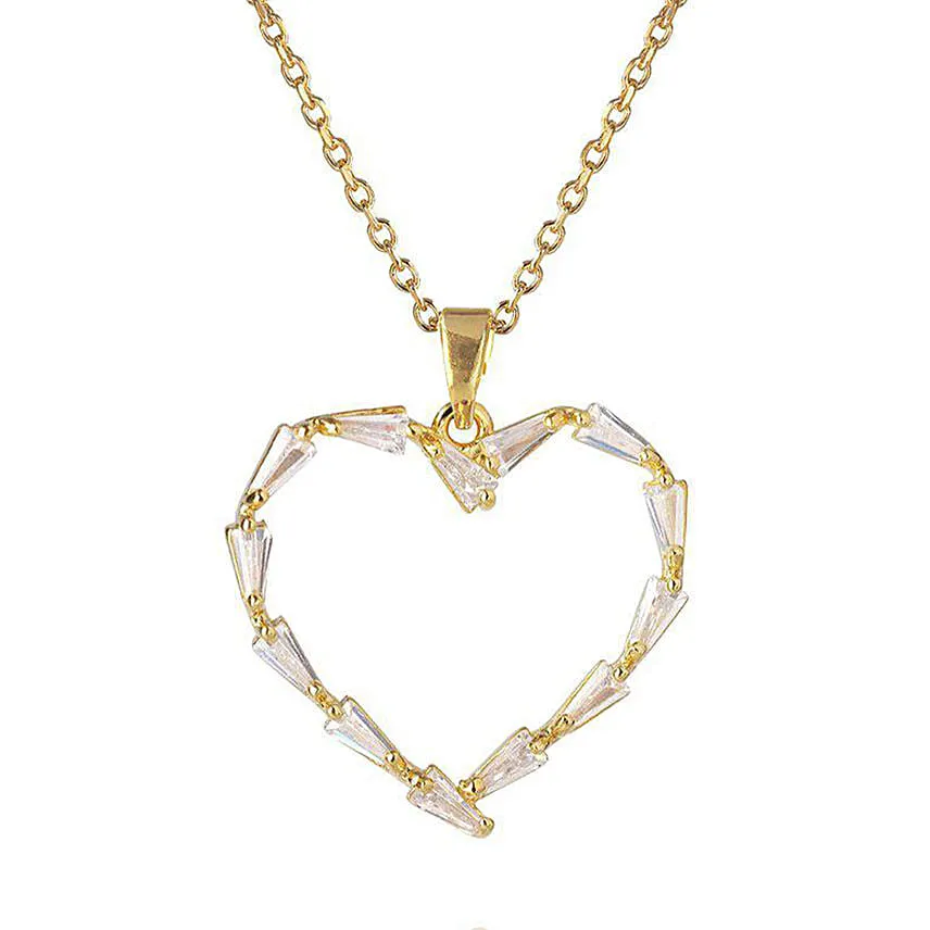 Caroline Svedbom Baguette Heart Jewelery Gift Set For Her