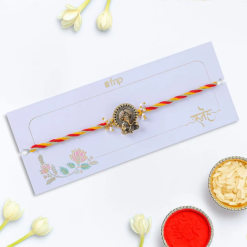 Luxe Ganesha Blessings Rakhi