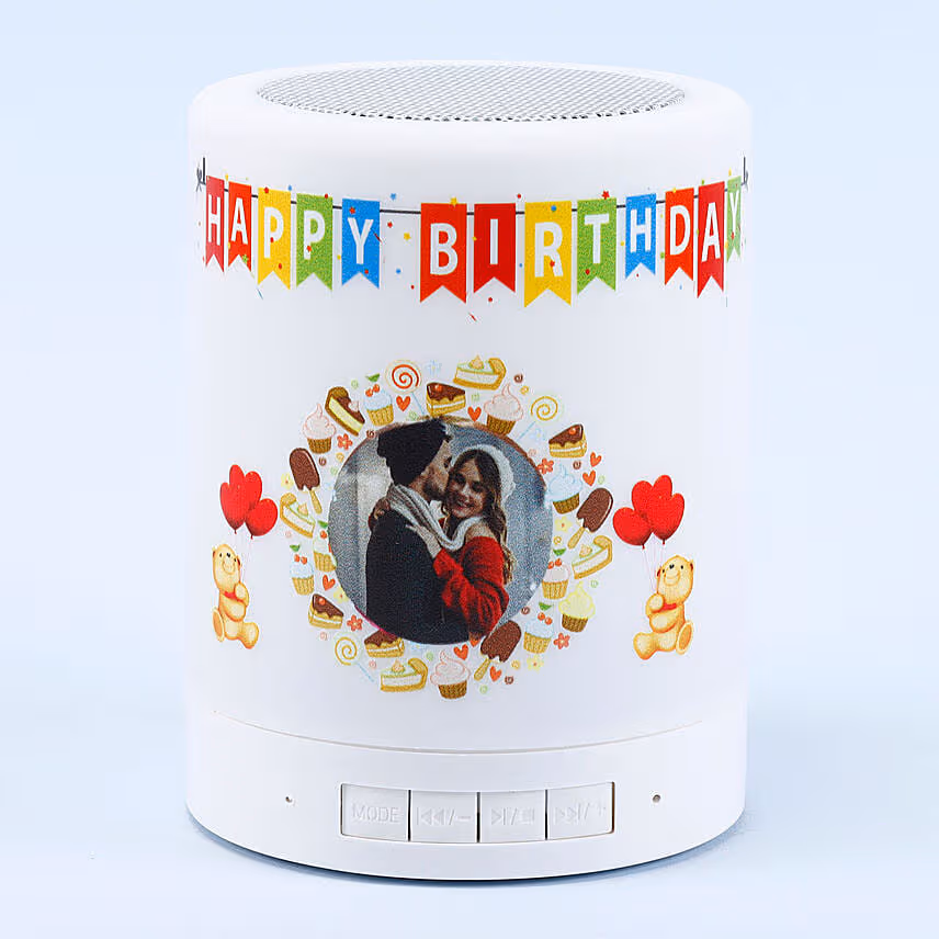 Personalised Happy Birthday LED Speakers