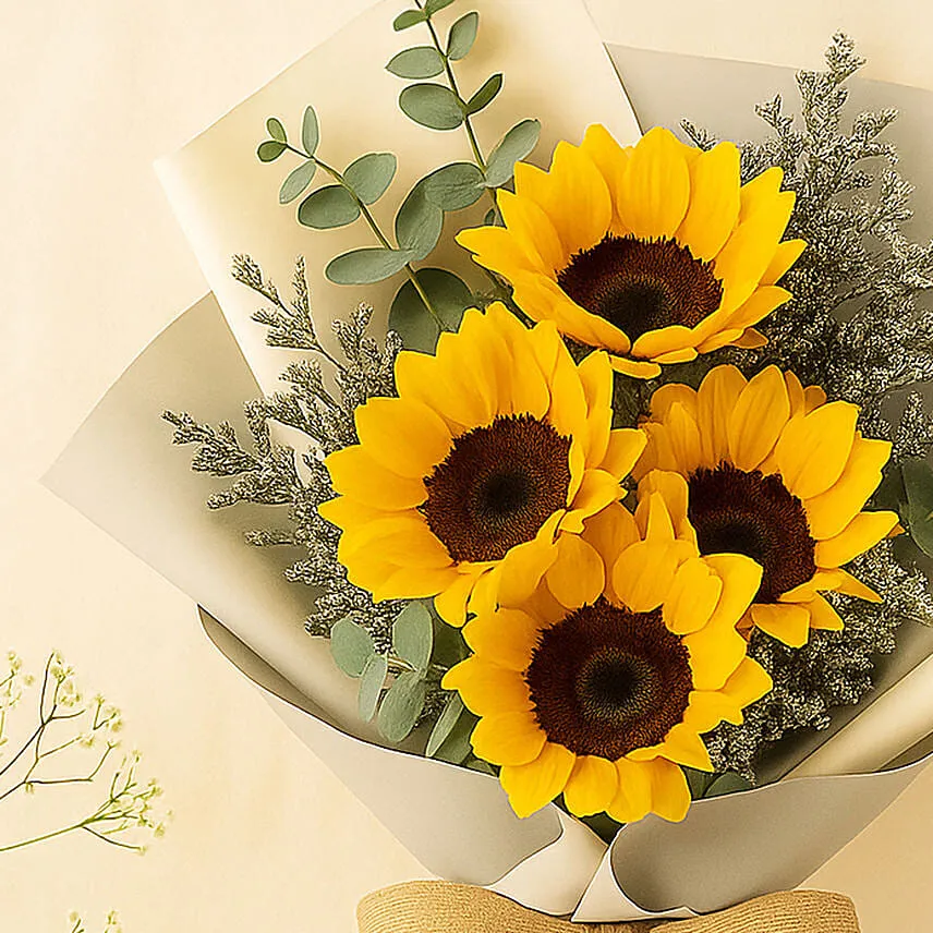 Bright Sunflowers Bunch