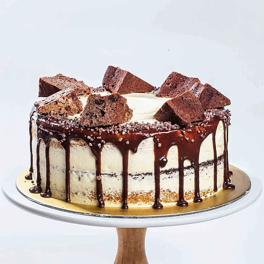 Nutella Brownie Cake